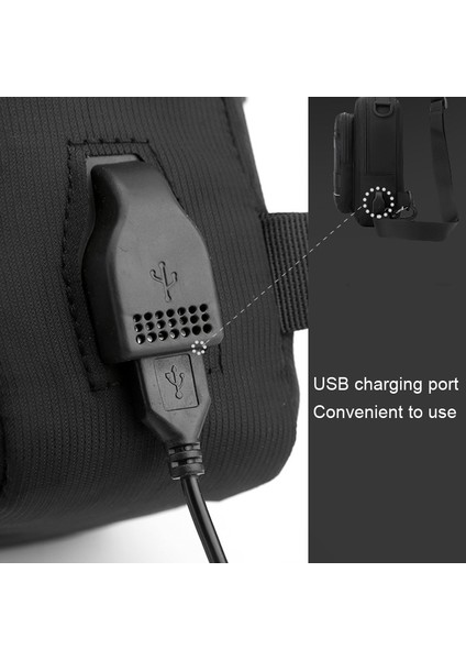 Yuekeda-Usb Şarj Limanı Sporlu Erkekler Küçük Çanta (Yurt Dışından) indirimleri
