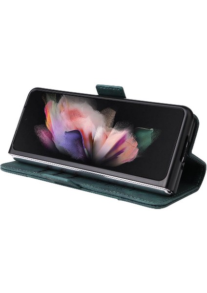 Samsung Galaxy Z Için Kılıf Fold 3 5g Kart Yuvaları Cüzdan Kapak Çevirin Tpu (Yurt Dışından) fiyatları