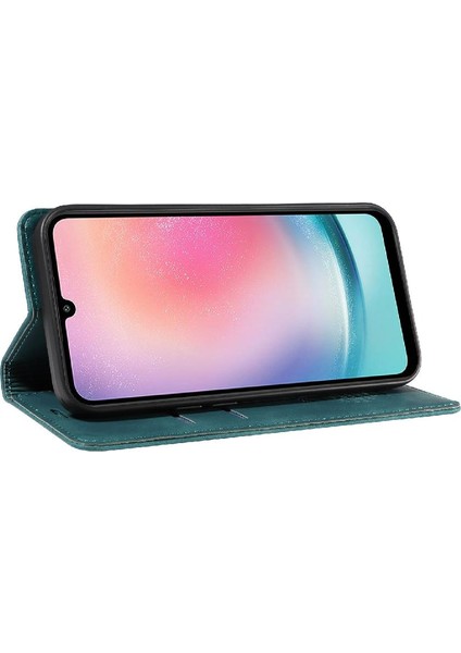 Samsung Galaxy A24 4g Için Kılıf Folio Cüzdan Koruyucu Pu Deri Manyetik (Yurt Dışından) modelleri