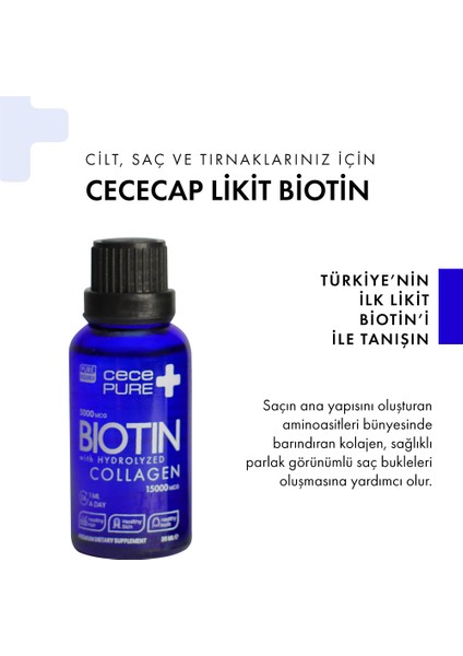 Cecepure Biotin 5000 mcg 30 ml