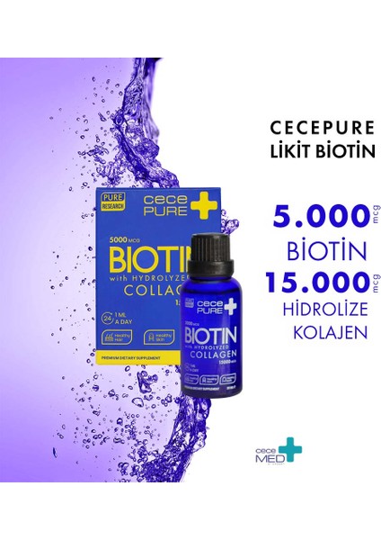 Cecepure Biotin 5000 mcg 30 ml
