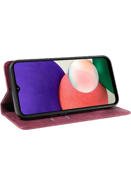 Samsung Galaxy A22 5g Için Kılıf Koruyucu Manyetik Folio Cüzdan Pu Deri (Yurt Dışından) modelleri