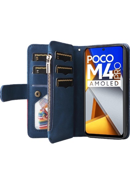 Kart Yuvası Standı ile Xiaomi Poco M4 Pro Kickstand Koruyucu Kılıf (Yurt Dışından)