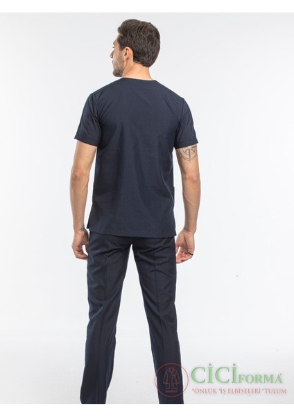 Zarf Yaka Lacivert Erkek Takım fırsatları