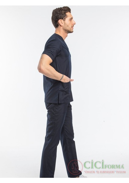 Zarf Yaka Lacivert Erkek Takım indirimleri
