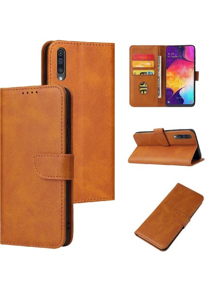 Samsung Galaxy A50/A50S/A30S Için Kılıf Kart Tutucu Kickstand Tam Kart ile (Yurt Dışından)
