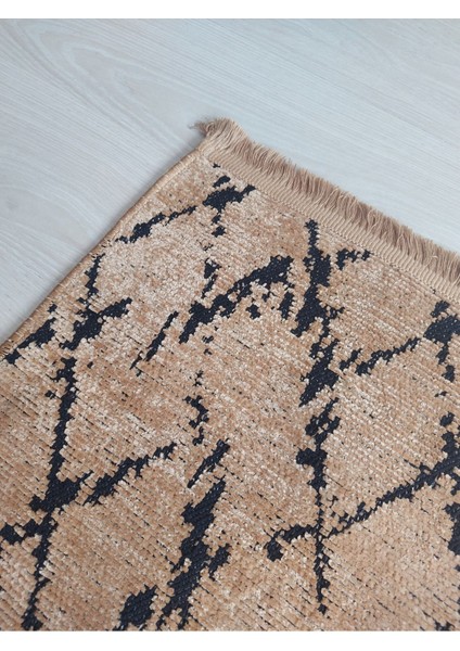 Iskandinav Desenli Şönil Kilim Kaydırmaz Dokuma Pamuk Taban Salon Oturma Odası Mutfak