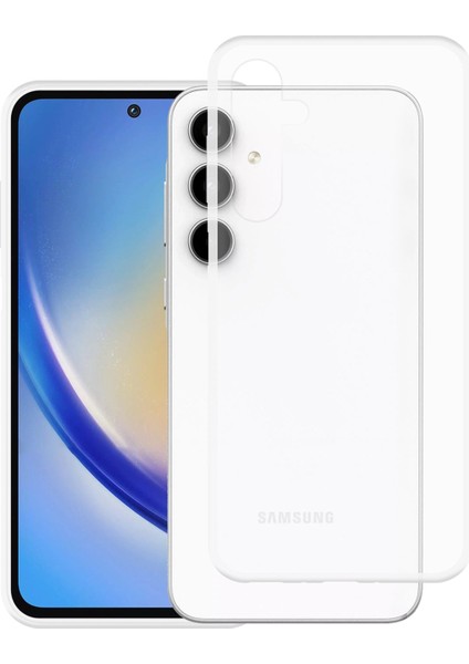 Samsung Galaxy A35 Kılıf Şeffaf Silikon Kılıf - Şeffaf