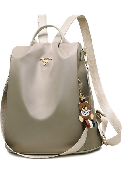 Hırsızlığa Karşı Okul Çantası Oxford Kumaş Sırt Çantası Kadın Çantası Moda Büyük Kapasiteli Tuval Küçük Sırt Çantası (Yurt Dışından)