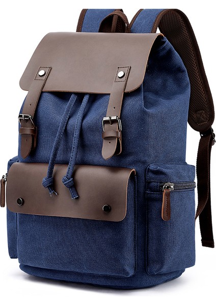 Kanvas Gündelik Çanta, Sırt Çantası, Bilgisayar Sırt Çantası, Erkek Sırt Çantası, Erkekler ve Kadınlar Için Uygun, Öğrenci Okul Çantası (Yurt Dışından)