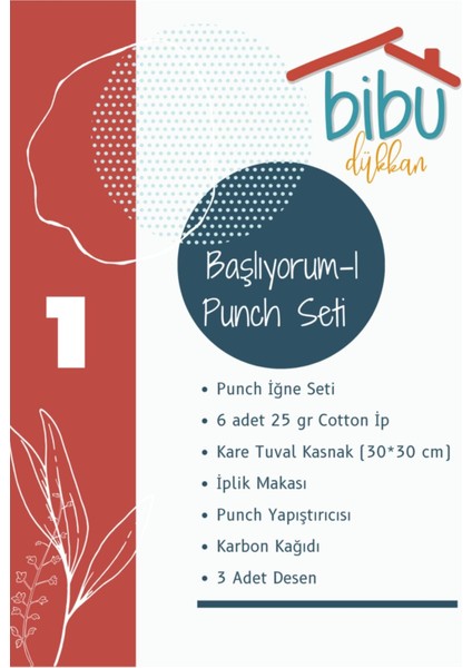 Başlıyorum-1 Punch Seti