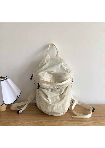 Kızlar Için Naylon Sırt Çantası, Büyük Kapasiteli Harajuku Rahat Üniversite Öğrenci Çantası, Kadınlar Için Hafif Banliyö Sırt Çantası (Yurt Dışından)