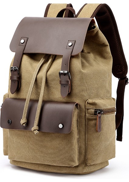 Kanvas Gündelik Çanta, Sırt Çantası, Bilgisayar Sırt Çantası, Erkek Sırt Çantası, Erkekler ve Kadınlar Için Uygun, Öğrenci Okul Çantası (Yurt Dışından)
