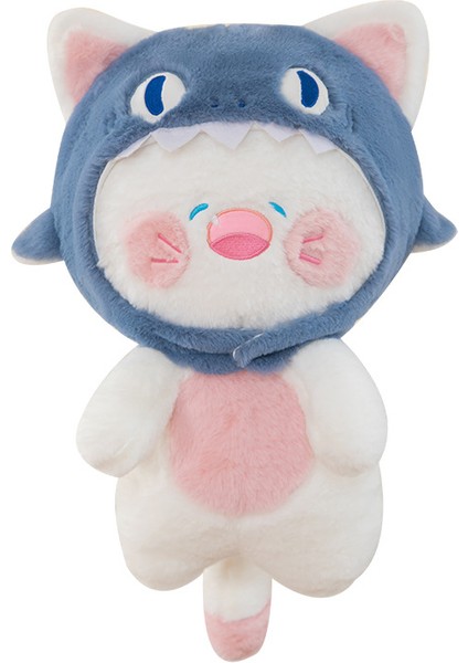Sevimli Kedi Köpekbalığı Bebek Peluş Oyuncak Kedi Kucaklama Uyuyan Bebek 70 cm (Yurt Dışından)