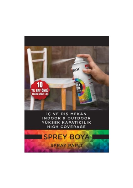 Sprey Boya Parlak Beyaz 400ML