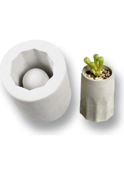 Beton Saksı Silikon Kalıbı 4 cm x 5,1 cm No:57 fiyatları