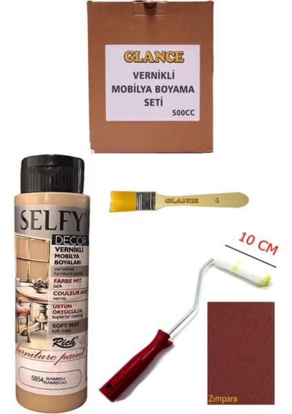 Rich Selfy Decor 500 cc Bambu Kendinden Vernikli Genel Amaçlı Boyama Seti