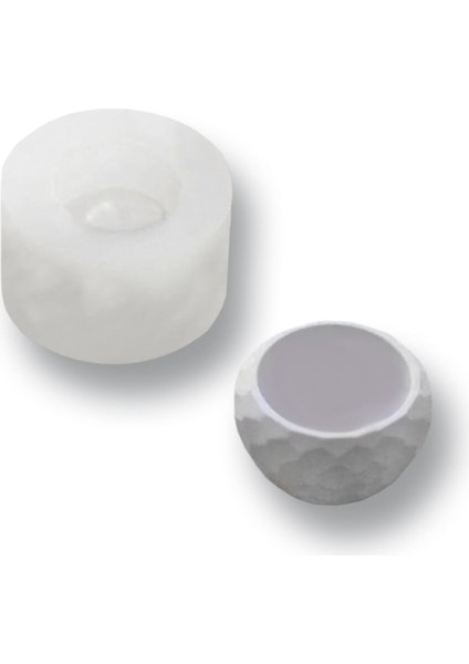 Beton Saksı Silikon Kalıbı 4 cm x 2,3 cm No:52