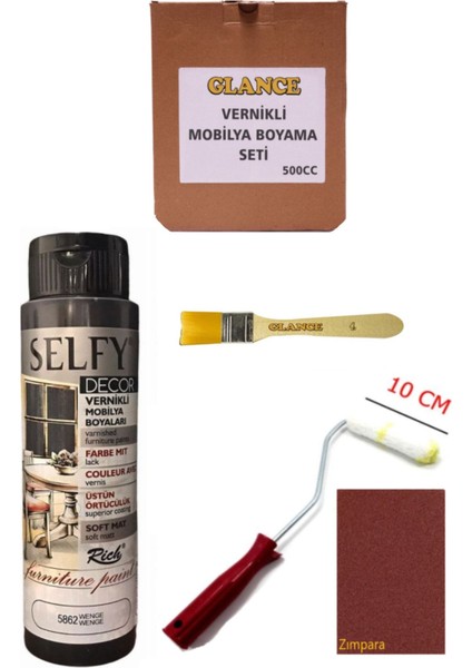 Rich Selfy Decor 500 cc Wenge Kendinden Vernikli Genel Amaçlı Boyama Seti