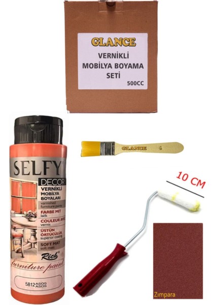 Rich Selfy Decor 500 cc Asos Kendinden Vernikli Genel Amaçlı Boyama Seti