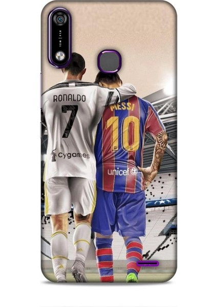 Infinix Note 7 Kevlar Futbolcular 9 Ronaldo Messi Uv Kılıf