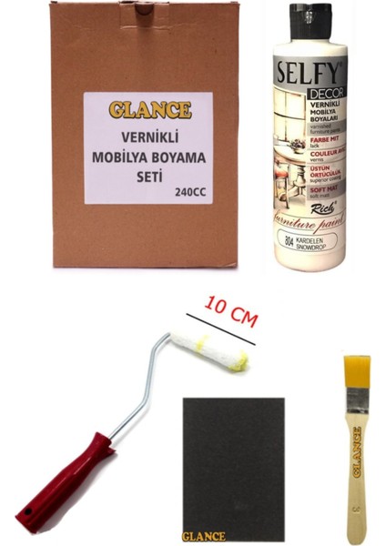 Rich Selfy Decor 240 cc Kardelen Kendinden Vernikli Mobilya Boyama Seti