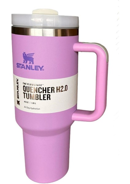 40OZ Paslanmaz Çelik H2.0 Flowstate Quencher Termos Lila- 1.18LT