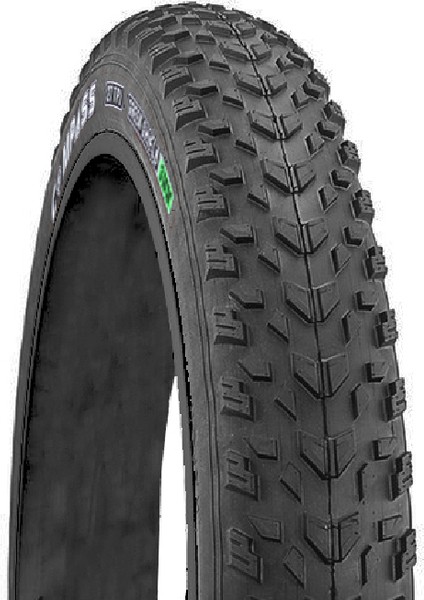 20X4.0 3mm Zırhlı Dişli Fat Bike Bisiklet Dış Lastik Siyah