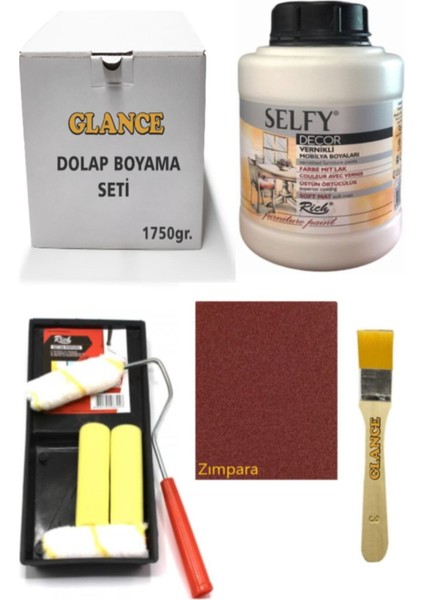 Rich Selfy Decor Kendinden Vernikli Boya 1250CC Beyaz Genel Amaçlı Boyama Seti