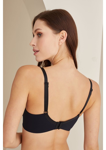 Siyah Dantel Detaylı Toparlayıcı Sütyen modelleri