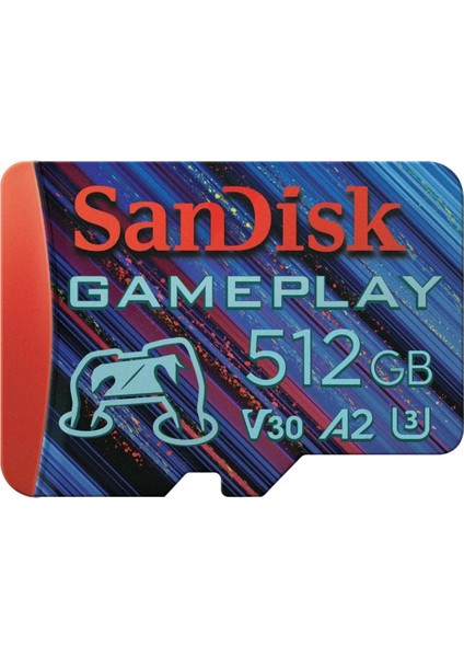 Gameplay 512GB SDSQXAV-512G-GN6XN 190/130MB/S 4K UHD Microsdxc A2 V30 Gaming Hafıza Kartı