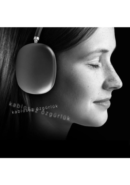 Soundpro Max Kulaküstü Kablosuz Kulaklık Gri