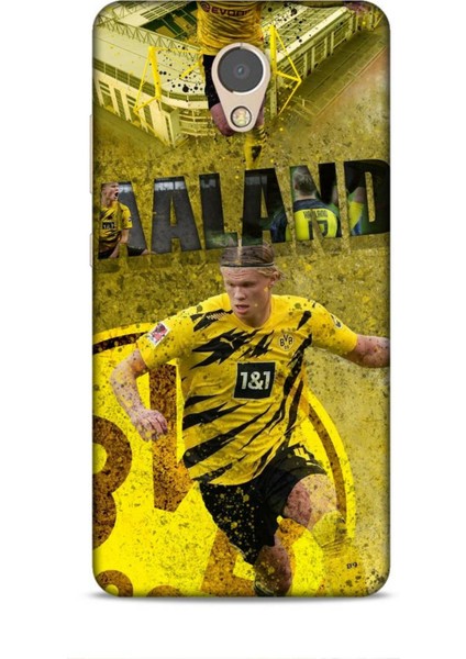 Lenovo P2 Luna Futbolcular 27 Erling Haaland Lazer Kesim Silikon