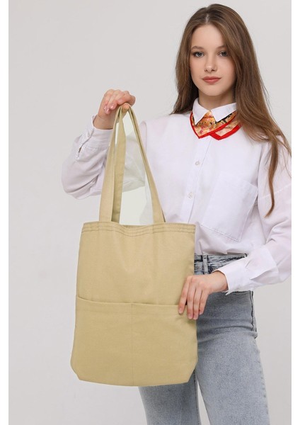 3 Cepli Bej Gabardin Çanta fiyatları