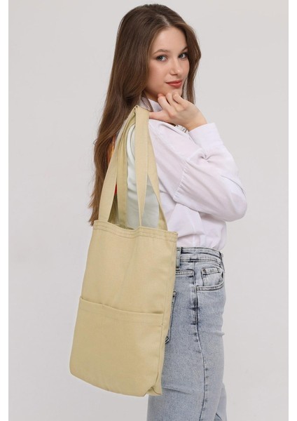 3 Cepli Bej Gabardin Çanta modelleri