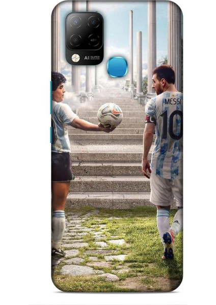 Infinix Hot 10T Room Futbolcular 24 Maradona Messi Darbe Emici Kılıf