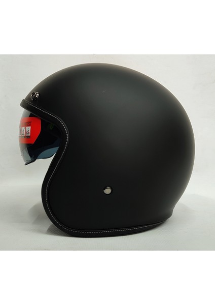 Kask mt Le Mans 2 Sv Mat Siyah Yarım Kask