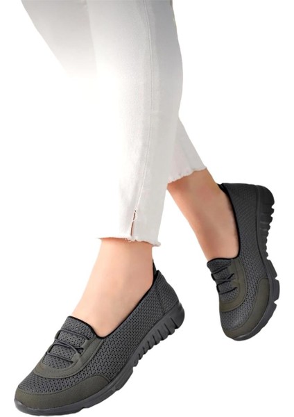 Ortopedik Kadın Yürüyüş Ayakkabısı FÜME modelleri