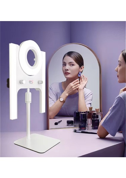 Vlog Çekim Işığı Taşınabilir Yayıncı Aydınlatması Renk Sıcaklığı Ayarlanabilir Mini LED Işık Video Çekim Işık Ürün Tanıtım, Makyaj ve Selfie Fotoğraf Için LED Aydınlatma MM3820