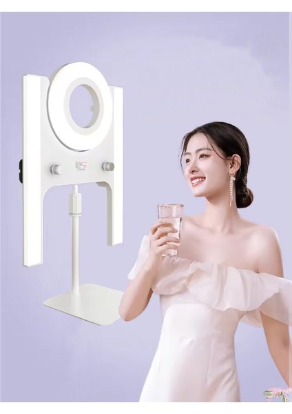 Vlog Çekim Işığı Taşınabilir Yayıncı Aydınlatması Renk Sıcaklığı Ayarlanabilir Mini LED Işık Video Çekim Işık Ürün Tanıtım, Makyaj ve Selfie Fotoğraf Için LED Aydınlatma MM3820 fiyatları