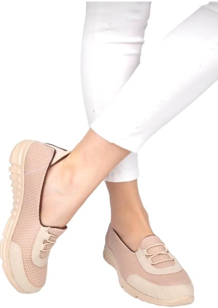 Ortopedik Kadın Yürüyüş Ayakkabısı BEJ modelleri