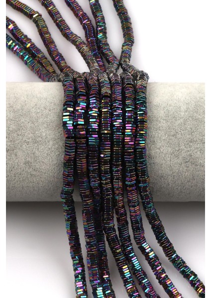 Renkli Hematit Dizi 1 x 4 mm Civata Kesim