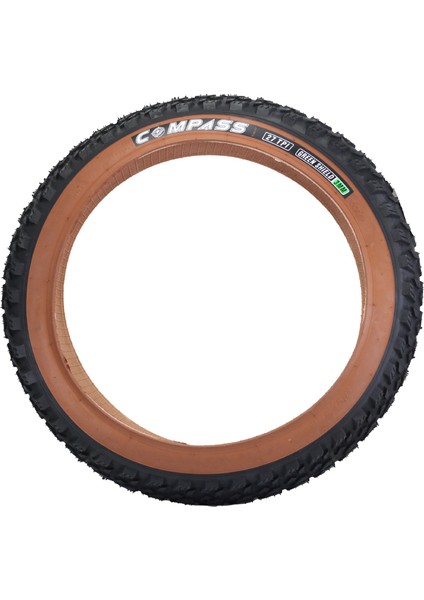 20X4.0 3mm Zırhlı Dişli Fat Bike Bisiklet Dış Lastik Amber