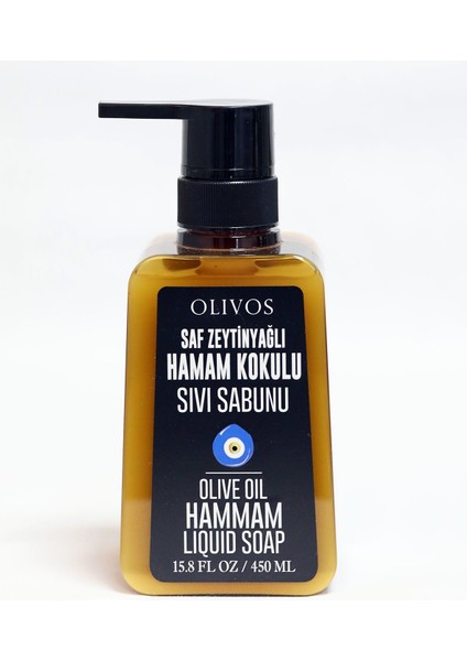 Zeytinyağlı Hamam Kokulu Sıvı Sabun 450 ml