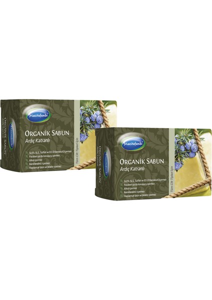 Organik Ardıç Katranı Sabunu 125 gr 2'li