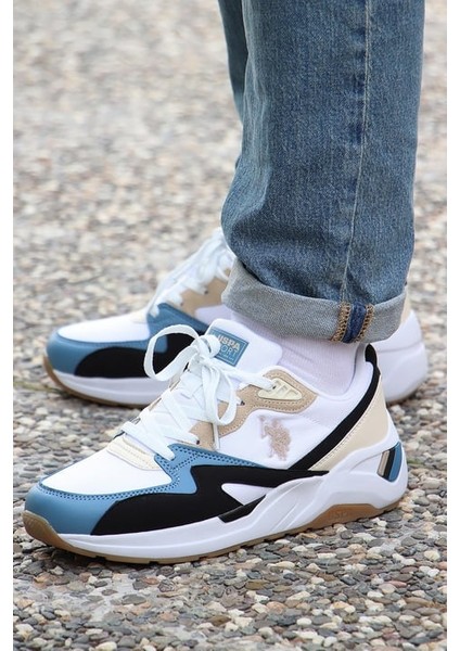 Husky 4 Fx Comfort Hafif Taban Erkek Sneaker Beyaz Mavi