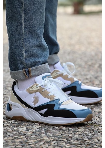 Husky 4 Fx Comfort Hafif Taban Erkek Sneaker Beyaz Mavi