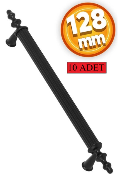128 mm Polimer Dolap Kulpu 10 Adet Vidalı