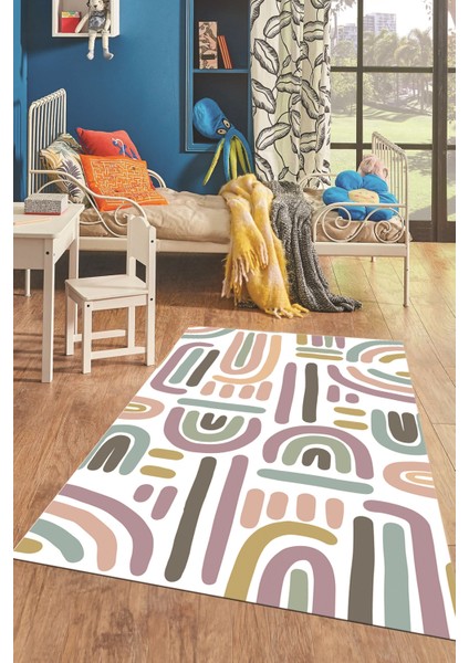 Dijital Baskılı Kaymaz Taban Yıkanabilir Renkli Çocuk Odası Halısı, Çocuk-26-Renkli, fiyatları