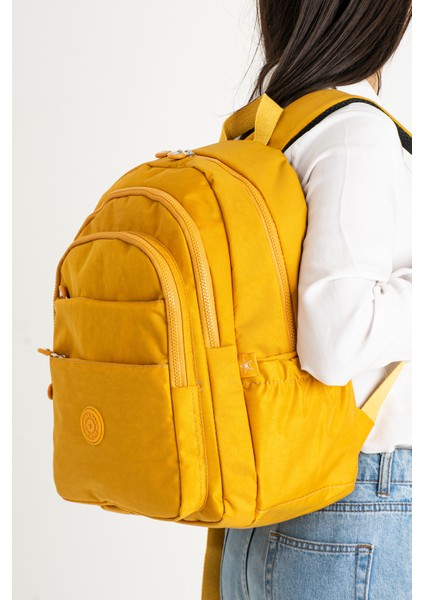 Mega Suya Dayanıklı Klinkır Kumaş Büyük Boy Okul Günlük Laptop ve Spor Kullanıma Uygun Sırt Çantası